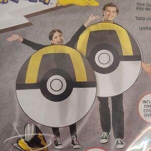 Pokémon Ultra Ball Pop Up Costuem Children's‎ One Size Fits All cosplay